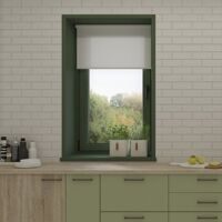 Одностворчатое окно (цвет: зелёный лес)